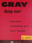 Gray-Gray Flying Scot, Planer, Operator\'s Instructions and Parts List Manual-Flying Scot-01
